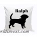 JDS Personalized Gifts Personalized Beagle Classic Silhouette Throw Pillow JMSI2519
